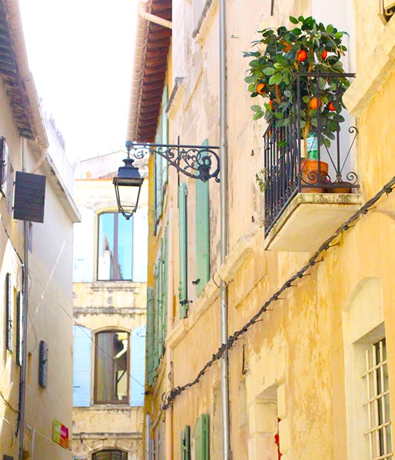 Vue sur une ruelle d'une vielle